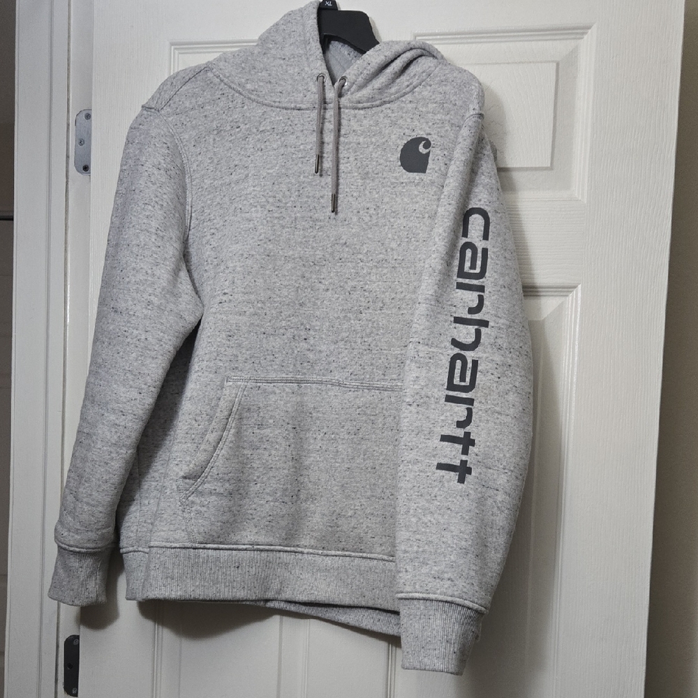 Women's Carhartt Heather Gray Pullover Hoodie